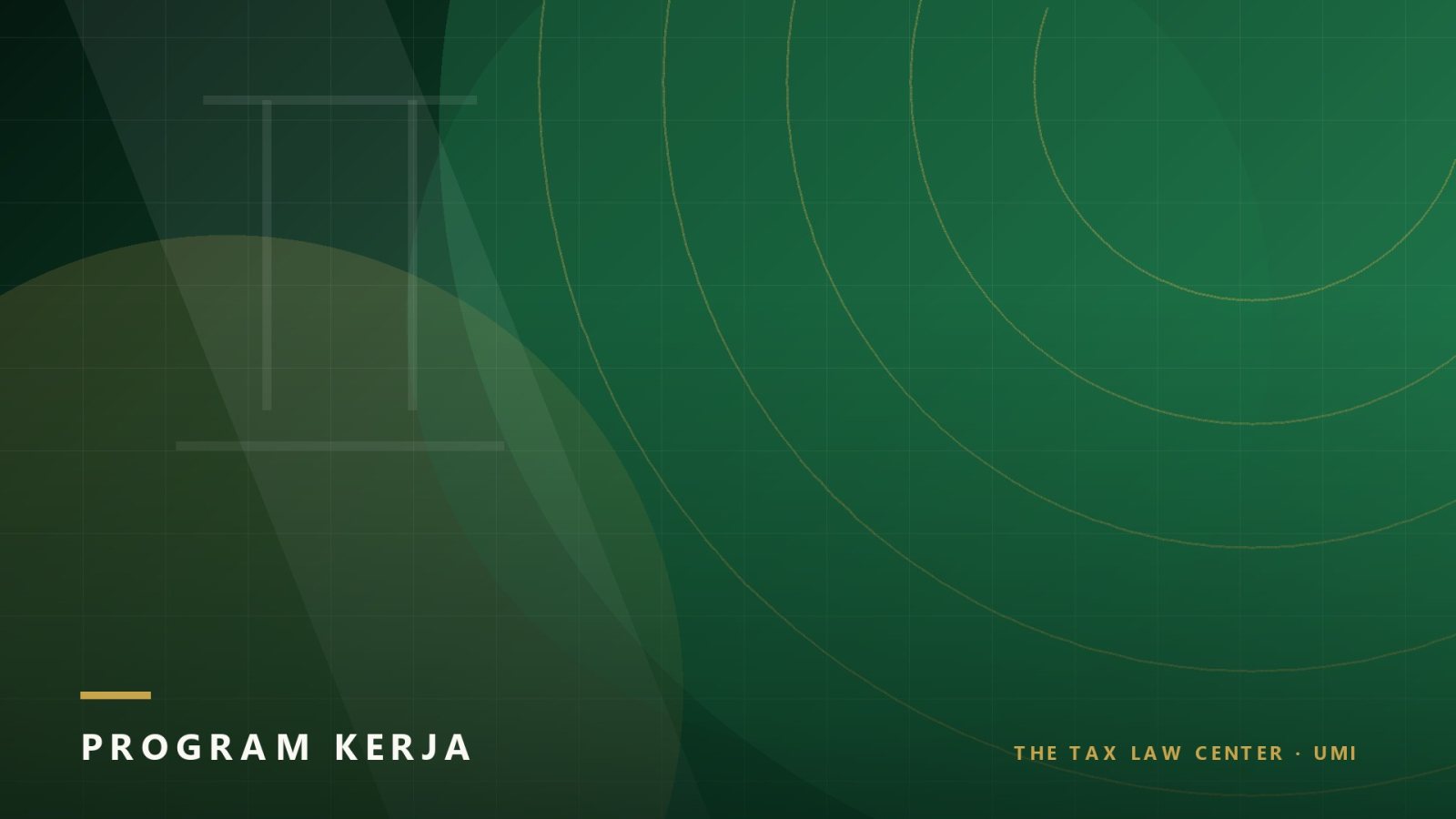 Arah Program Kerja